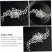 Angoily 1 Pc Hair Comb Women Decorative Hairpin Hairpins Crystal Headpiece Hair Accessory Hair Decorations Clip for Hair Wedding Hair Side Combs Dress Bride Accessories Alloy - Buy Online on GoSupps.com