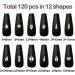 Nail Art Rhinestones Set - 2640 Pcs Flat Back Crystals for Face Gems, Craft Decorations | Includes Picker Pencil & Tweezers (120 Multi-Shaped & 2520 Clear AB Round Rhinestones) - Buy Online on GoSupps.com