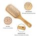 BFWood Bamboo Hair Brush with Steel Bristles for Anti-Static & Scalp Massage - Buy Online on GoSupps.com