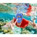 WSTOO Kids Full Face Snorkel Mask - 180 Degree Panoramic View, Anti-Fog, Anti-Leak, Camera Mount - Pink X-Small - Buy Online on GoSupps.com
