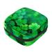 Women's napkin storage bag green four-leaf clover mental cup portable women's tapes storage bags female menstruation first period bag