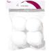 Cousin DIY White 3 inch Poms 4 Pack