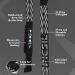 PICSIL Padded Weightlifting Wrist Straps Extended Deadlift Straps for Grip Support Advanced Comfort and Stability 1 Pair Black - Buy Online on GoSupps.com