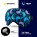 Dolphins and Bubbles Sleep Mask - Adjustable Eye Cover for Sleeping and Travel - Men, Women - Blocks Light for Restful Sleep - Buy Online on GoSupps.com