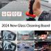 Louisx Glass Cleaning Board Glass Coating for Windshield 2-in-1 Glass Cleaner Plus Rain Repellent Repel Glass and Surface Cleaner Improves Clarity and Visibility (2PCS Rain Remover) 2PCS Rain Remover - Buy Online on GoSupps.com