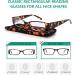 Eyekepper 4-Pack Colorful Spring Hinge Rectangular Reading Glasses +2.50 - Stylish & Comfortable Viewing - Buy Online on GoSupps.com