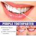 Lila Toothpaste for White Teeth - Purple Toothpaste for Whitening & Stain Removal (2 Pieces) - Buy Online on GoSupps.com