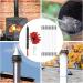 Chimney Flue Cleaning Rod & Brush Set | Dry Duct Cleaning Kit | Lint Remover (6 Rods 410mm) - International Shipping - Buy Online on GoSupps.com
