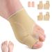 Premium Bunion Corrector Sock - 2023 New Bunion Corrector Women & Men for Women & Men Comfortable & Breathable Hallux Valgus Pain Relief Non-Slip Big Toe Straightener (Colour of skin 2Pairs Large) Large Colour of skin 2Pairs