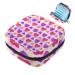 Women's binding-ups-Watercolor purple pink love hearts pattern ladies tampon storage bags zip pockets menstrual tied bags multi19