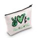Levlo cheerleading cosmetics-up bag cheerlead cosmetics gift for girls peace love cheer cheer team gift peace cheer carrying bag