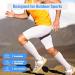 Kasyat Calf Compression Sleeve for Men & Women | Soccer Leg Support Sock | White - Buy Online on GoSupps.com