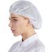 Nanxson 3Pcs White Bouffant Caps - Food Service Hair Nets for Factory Workers | CF9047 - Buy Online on GoSupps.com