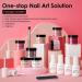 AZUREBEAUTY 17 Pcs Dip Powder Nail Kit - Classic Pink Nude Neutral Colors for French Manicure - Beginner Friendly - Buy Online on GoSupps.com