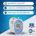 Fiabiomed Precisa - Certified Blood Sugar Measuring Device Set with 100 Test Strips & Lanzetten | High-Precision Diabetes Monitor for Home Use - Includes Stechhilfe & Carrying Case - Buy Online on GoSupps.com