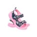 Mountain Warehouse children's sandals - neoprene -lined children's beach shoes hard -wearing sandals Velcro fastener summer shoe with removable heel strap 33 EU Rosa 01