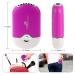 AFOUNDA Mini Portable Fan + Lash Shampoo Brushes + Squeeze Bottle Combo | Rechargeable Handheld Cooling Fan for Eyelash | Pink Purple - Buy Online on GoSupps.com