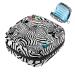 Portable women's binding-storage bags menstrual cup pocket female menstrual pads bags for teenage girls tampons for the first period zebras black / white