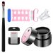 Byzieir Split Nail Repair - 5g File Brush and Tweezers Protective Nail Repair Gel with File and Brush for Girls - Damaged Broken Split Nails - Daily Manicure Care