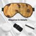 BREAUX Chocolate Cookie Print Sleeping Eye Mask | Double Sided Blackout Travel Mask for Better Sleep - Buy Online on GoSupps.com