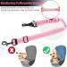 Eyin Dog Seat Belt - 3 in 1 Reflective Elastic Nylon - Universal Fit for All Dog Breeds - 90cm Pink | Safe & Comfortable Car Travel - Buy Online on GoSupps.com