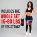 Buy X Bands Extra Thick Exercise Resistance Bands - Set of 2 or 5 | Best Loop Booty Bands for Stretching Yoga & Leg Training - 15 to 80 lb | Fitness Guide Included - Buy Online on GoSupps.com