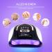 LIARTY Portable 256W UV LED Nail Dryer Lamp - Professional Gel Nail Lamp with LCD Display for Perfect Nails - Buy Online on GoSupps.com
