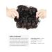 Yamel Medium Brown Chignon Hairpiece Curly Bun Scrunchie Extensions | Synthetic Updo Combs Messy Bun Hair Piece for Women - Buy Online on GoSupps.com