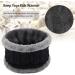 Kids Winter Knit Beanie Hat and Scarf Set with Fleece Lining - Black - One Size - Buy Online on GoSupps.com
