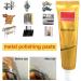 Rust Removing Paste - Fast-Acting Metal Polish Paste - Compact Paste for Metal Dirt Removal for Magnesium Tin Stainless Steel Brass Aluminum Chromium Azsul D: 10g Fine - Buy Online on GoSupps.com