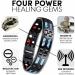 Titanium Power Magnetic Bracelet 4 in 1 Carbon Blue Titanium Magnetic Therapy Bracelet Imagineitem Magnetic Lymph Detox Bracelet Magnetic Slim Fit Bracelet - Buy Online on GoSupps.com
