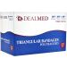 Dealmed Latex-Free Triangular Bandages 12 Pack - Cotton Compression Bandage Wrap with Safety Pins for First Aid Kit - 40x40x56 Inch - Ideal for Medical Facilities - Buy Online on GoSupps.com