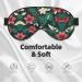 Buy Flower Leaf Print Unisex Sleeping Eye Mask - Soft Comfortable Light-Blocking - Perfect for Travel & Sleep - Buy Online on GoSupps.com