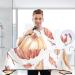 Kigai Halloween Pumpkins Barber Cape - Waterproof Hair Cutting Cape for Men & Women | Adjustable Snap Closure - Professional Salon Hairdressing Cape - Buy Online on GoSupps.com