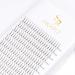 SRCKFIZ Russian Volume Eyelash Extensions 3D Volume Lash Extensions C D Curl Long Stem Premade Lash Fans Natural Cluster Eyelash Extensions Thickness 0.10mm for Professional Use (3D-D-0.10  9mm) 9mm 3D-D-010