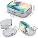 Mermaid Tail Pill Box - Stylish 2 Compartment Medicine Organizer | Portable Metal Pill Case for Pocket & Purse - Buy Online on GoSupps.com