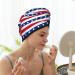 American Patriotic Hair Towel Wrap - Quick Drying Turban for Effortless Hair Care - Buy Online on GoSupps.com