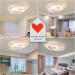 Shop DHGIE Dimmable LED Ceiling Lamp for Children s Room | Remote Control | 38W Cartoon Design in Blue & Pink - Buy Online on GoSupps.com