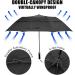 G4Free 62 Inch Portable Golf Umbrella - Large Double Canopy Vented, Windproof, Waterproof - Automatic Open Stick Umbrella for Men Women - Black - Buy Online on GoSupps.com