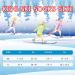 Kids Winter Ski Socks 2-Pack - Thermal Snow Socks for Skiing, Snowboarding, Skating - Ivory+Green - Small - Buy Online on GoSupps.com