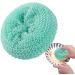 Loofah Sponge - Cleaning Ball Design Soft Fiber Non-Scratch Scrubber Efficient Decontamination Cleaning Sponge Multipurpose Cleaner Home Kitchen Supplies for Bathroom Toilet Jiahua Lake Blue - Buy Online on GoSupps.com