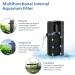 Hygger Aquarium Internal Filter 220L/H - 3W Turtle Filter with Adjustable Flow & Ceramic Filter Balls for 20-40L Aquariums - Buy Online on GoSupps.com