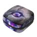 Mysterious Cat Eye With Purple Galaxy Inside Print Sanitary Napkins Storage Pocket Menstruation Pad Bag Portable Menstrual Cup Pocket With Zipper for Teen Girls Women Color 7