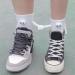 Fun Magnetic Hand Holding Couple Socks - 3D Doll Design | Unisex Mid Tube Cute Funny Gifts - 2pcs - Buy Online on GoSupps.com