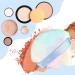 12 Pcs Reusable Triangle Makeup Powder Puffs - Multicolor | Soft Velour Puff for Daily Makeup Foundation, Loose Powder & Cream Blush - Buy Online on GoSupps.com