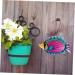 Zerodeko 3pcs Garden Wrought Iron Fish Wall Hanging Metal Pool Wall Decor Ocean Animals Outdoor Wall Sculpture Iron Wall Home Decor Fish Hanging Wall Tropical Fish Purple Sea fish 29.5X17.5X0.3CMx3pcs Purplex3pcs - Buy Online on GoSupps.com