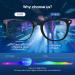 Vimbloom Blue Light Blocking Glasses for Men and Women - Anti Eye Fatigue, Anti Glare, UV Protection - Classic Black Frame - Buy Online on GoSupps.com