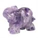 NUPUYAI ELEFANT figure gemstone crystal blissful feast stone lucky charm elephant figure Reiki fengshui decoration (amethyst) 914#violet-amethyst