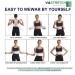 Posture Corrector for Women | Adjustable Upper Back Pain Support & Slim Shoulder Brace | Relief for Back Pain - Medium White - Buy Online on GoSupps.com