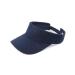 Zylioo XXL VISOR CAP for large head sun visor cap sports sun protection visor screen cap with Velcro size 62cm M-L navy blue
